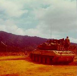 M551 on guard
