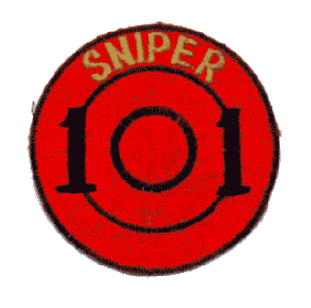 Sniper School awarded patch
